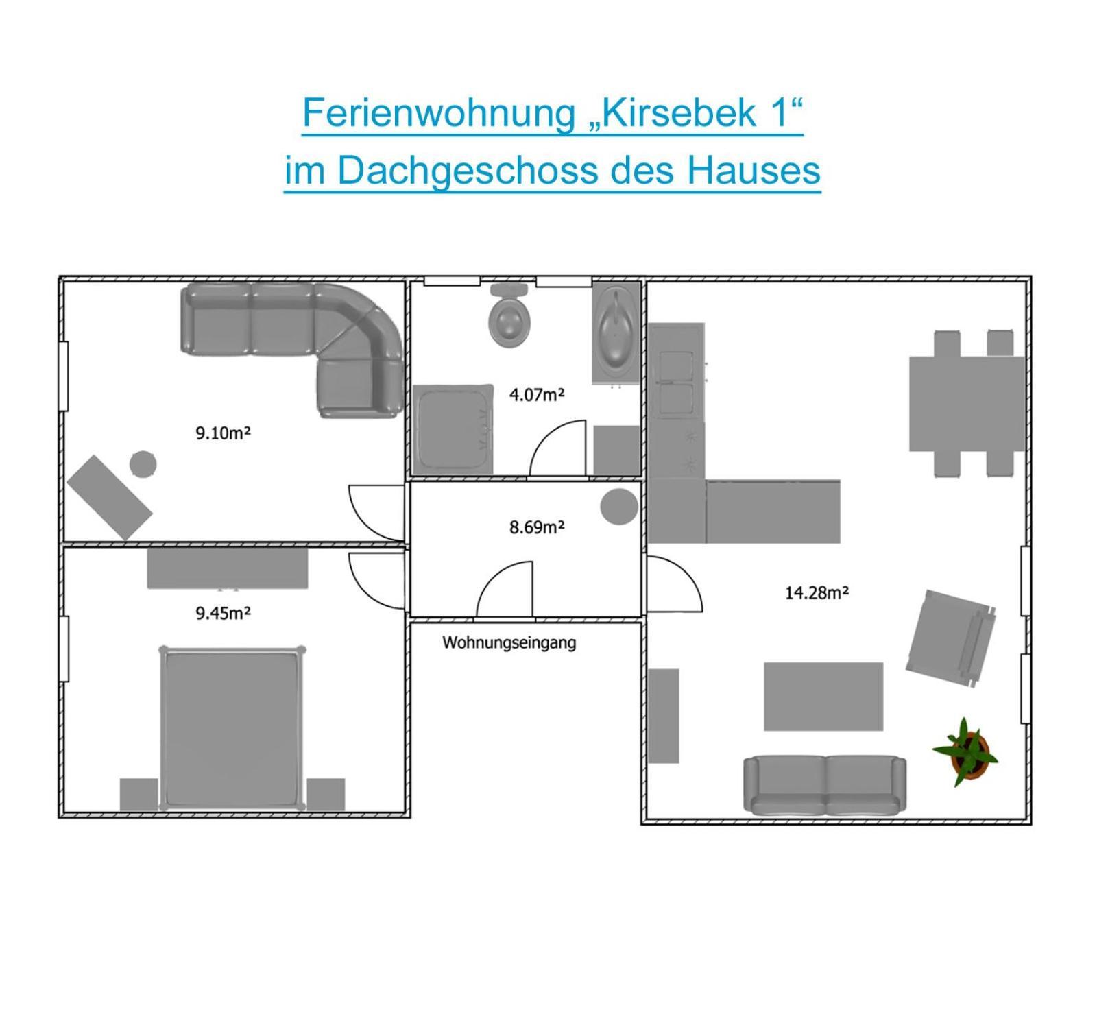 Apartments Kirsebek Kappeln Ngoại thất bức ảnh